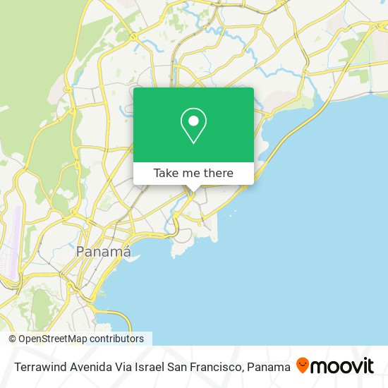 Terrawind Avenida Via Israel  San Francisco map