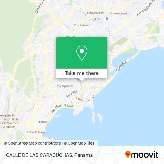 CALLE DE LAS CARACUCHAS map