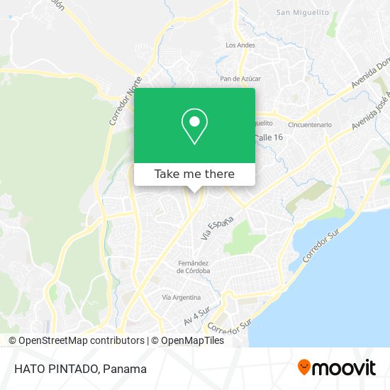 Mapa de HATO PINTADO