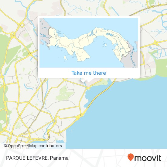 PARQUE LEFEVRE map