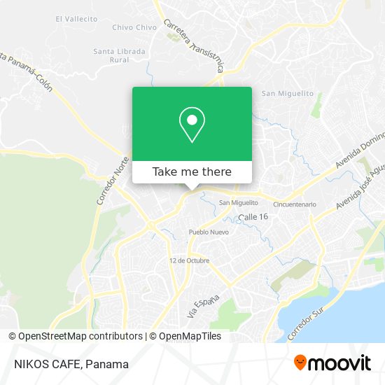 NIKOS CAFE map