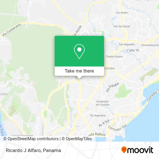 Ricardo J Alfaro map