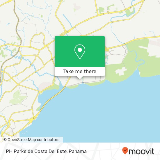 PH Parkside Costa Del Este map