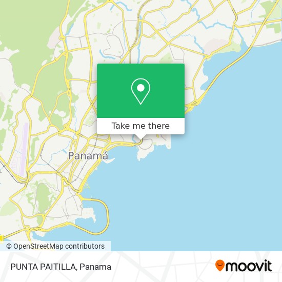 PUNTA PAITILLA map