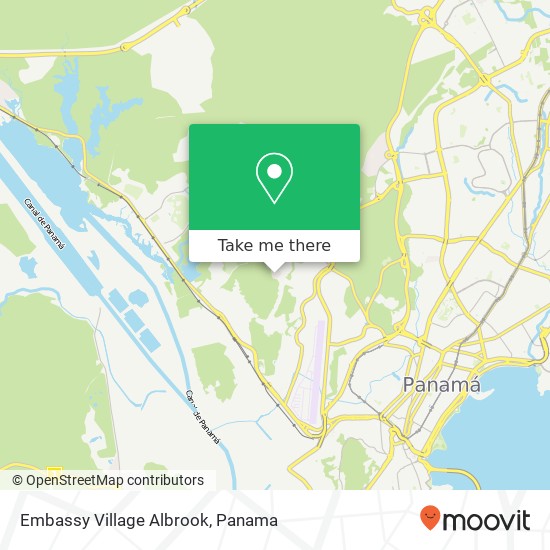 Embassy Village  Albrook map