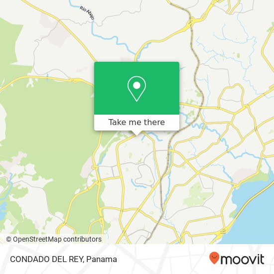CONDADO DEL REY map