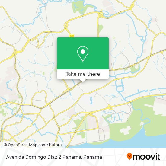 Avenida Domingo Díaz 2  Panamá map