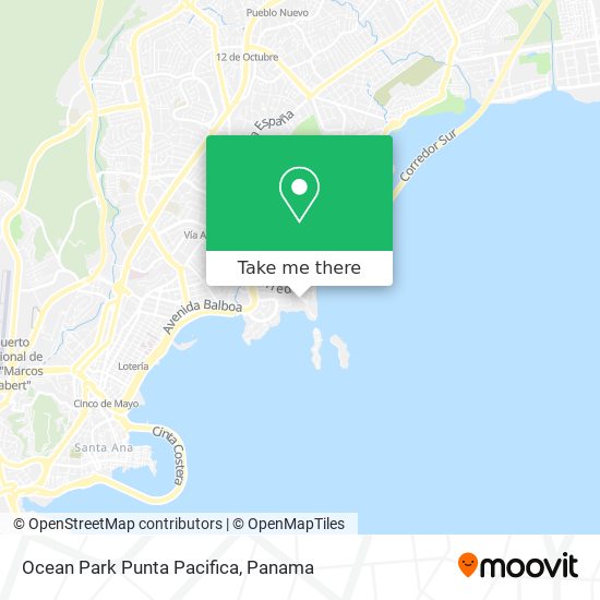 Ocean Park  Punta Pacifica map