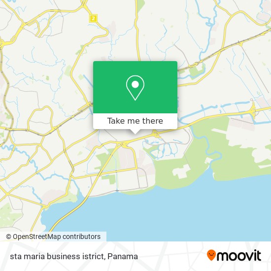 sta maria business istrict map