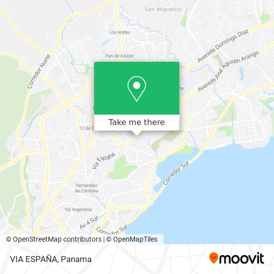 Mapa de VIA ESPAÑA