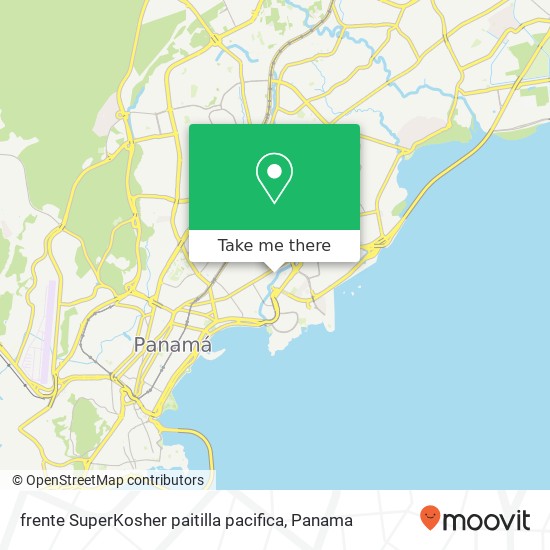 Mapa de frente SuperKosher paitilla pacifica