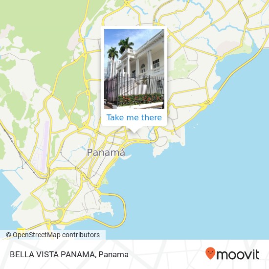 BELLA VISTA  PANAMA map