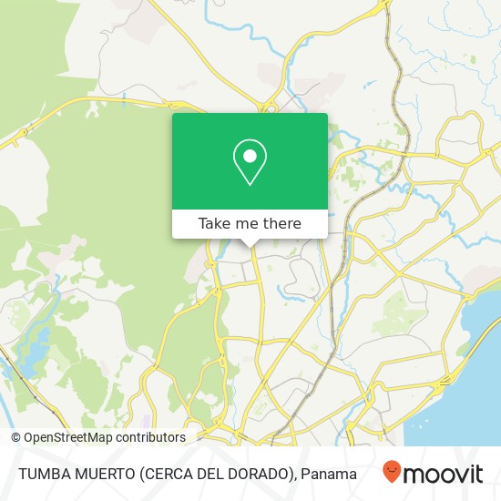 TUMBA MUERTO (CERCA DEL DORADO) map