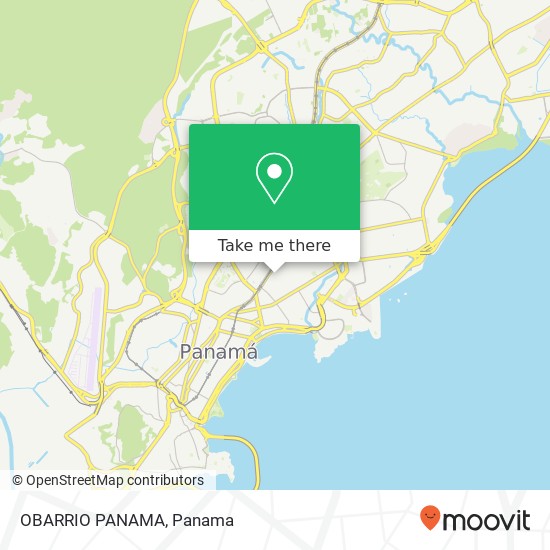OBARRIO PANAMA map