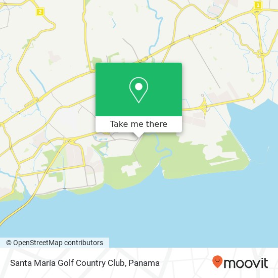 Santa María Golf   Country Club map