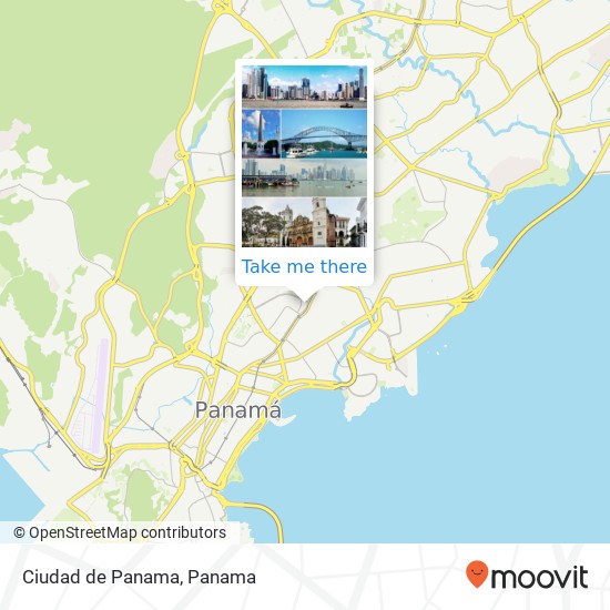 Mapa de Ciudad de Panama