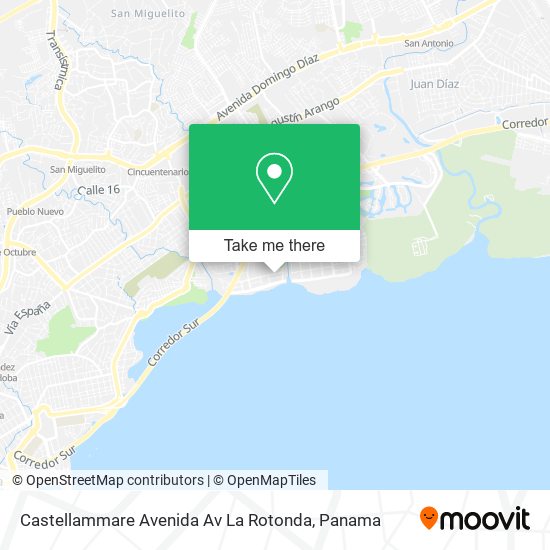 Castellammare Avenida Av  La Rotonda map