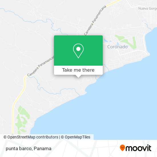 Mapa de punta barco