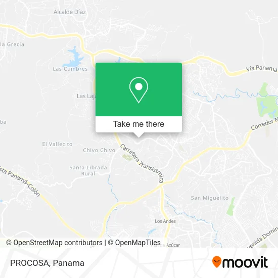 PROCOSA map