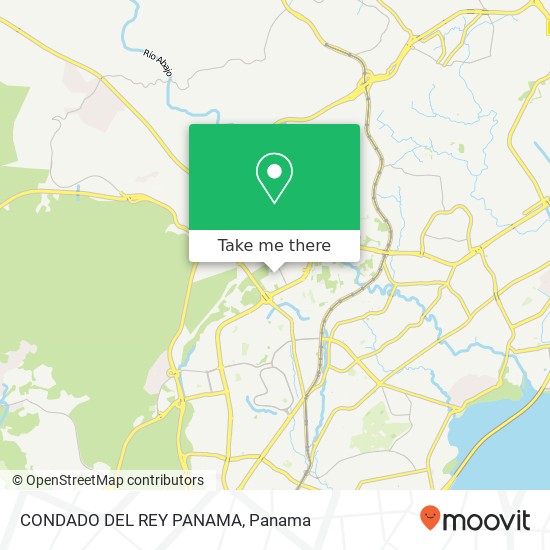 Mapa de CONDADO DEL REY PANAMA