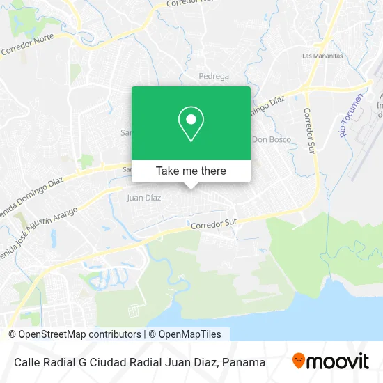 Mapa de Calle Radial G  Ciudad Radial  Juan Diaz