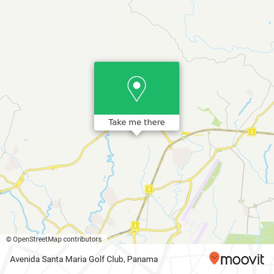 Avenida Santa Maria Golf   Club map