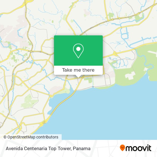 Avenida Centenaria  Top Tower map