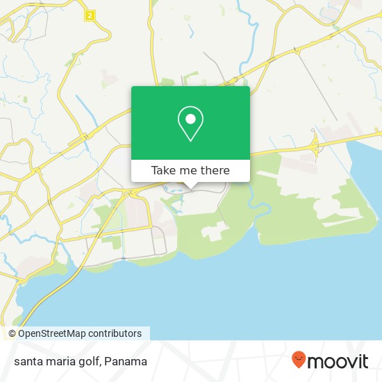 santa maria golf map