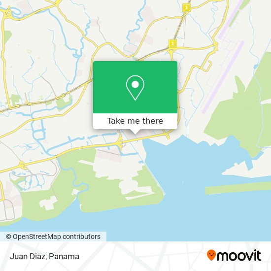 Juan Diaz map