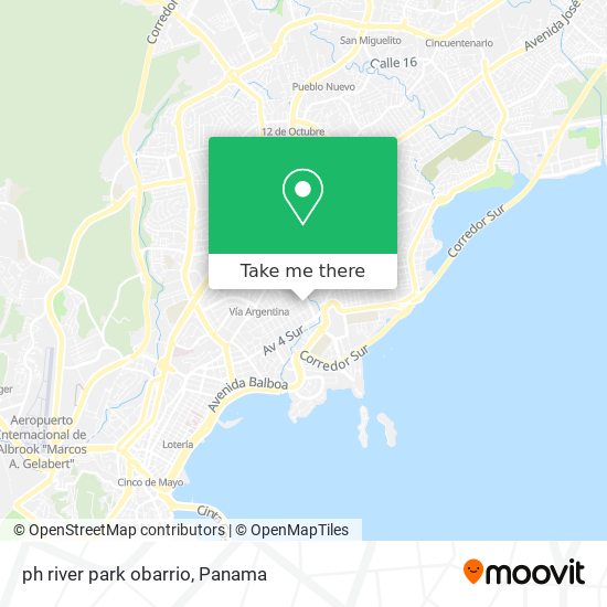 ph river park  obarrio map