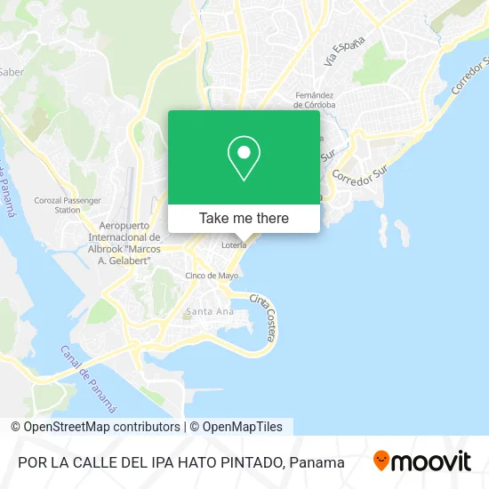 Mapa de POR LA CALLE DEL IPA HATO PINTADO