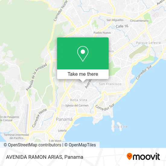 AVENIDA RAMON ARIAS map