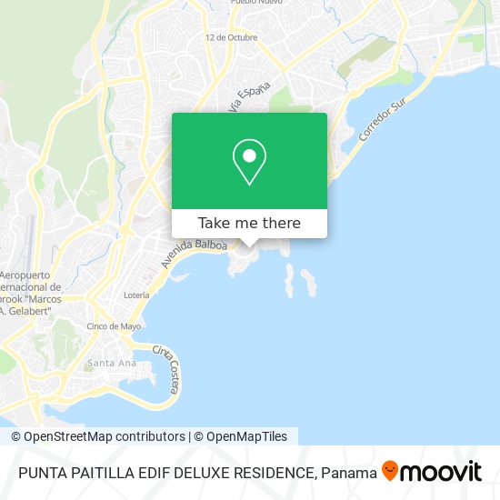 PUNTA PAITILLA EDIF DELUXE RESIDENCE map