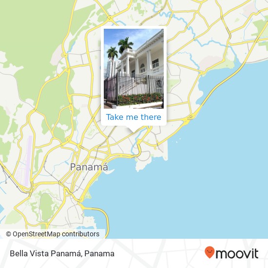 Mapa de Bella Vista  Panamá