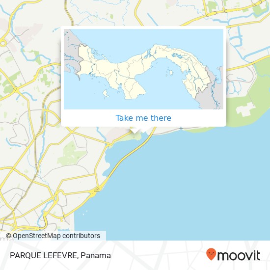 Mapa de PARQUE  LEFEVRE