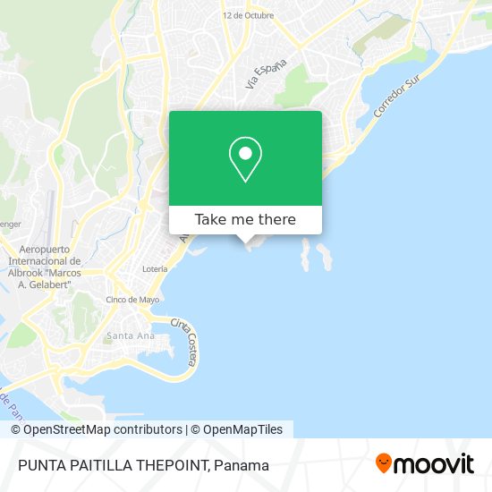 Mapa de PUNTA PAITILLA THEPOINT
