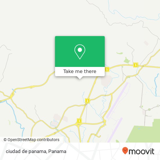 ciudad de panama map