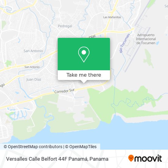 Versalles Calle Belfort 44F  Panamá map