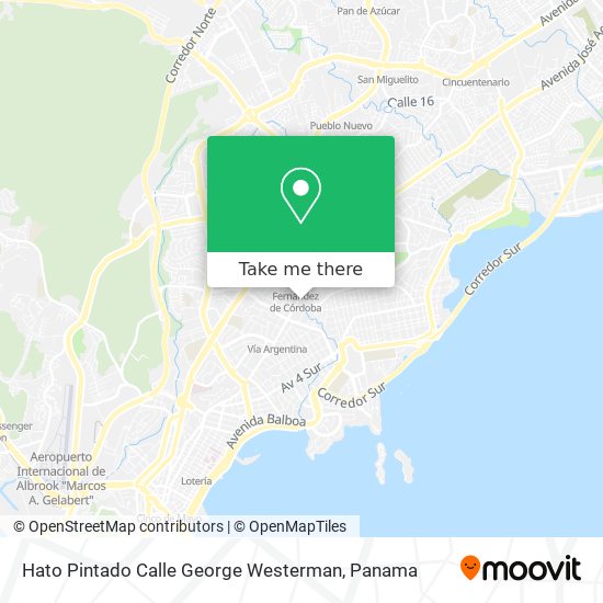Hato Pintado Calle George Westerman map