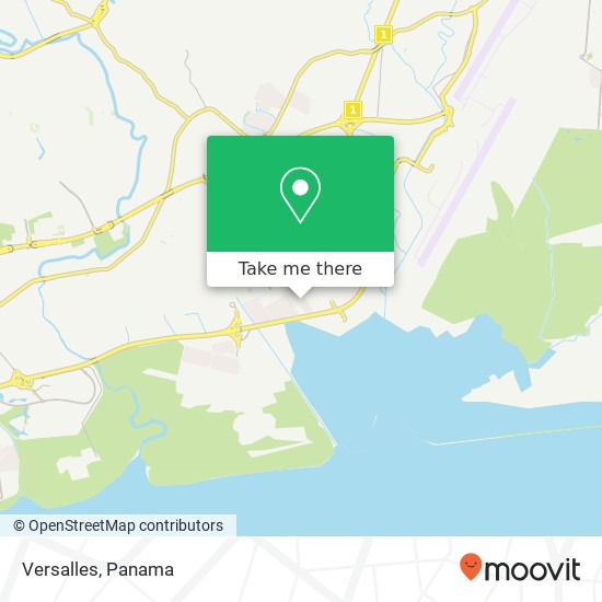 Versalles map