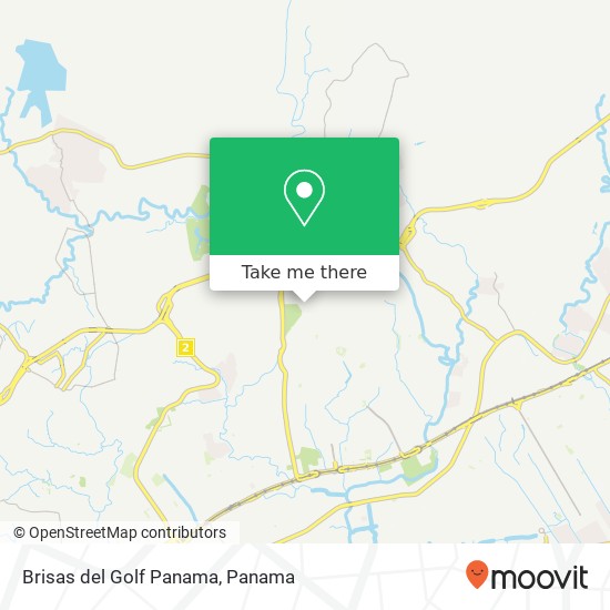 Brisas del Golf  Panama map