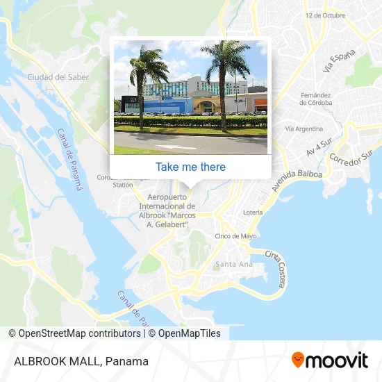 Mapa de ALBROOK MALL