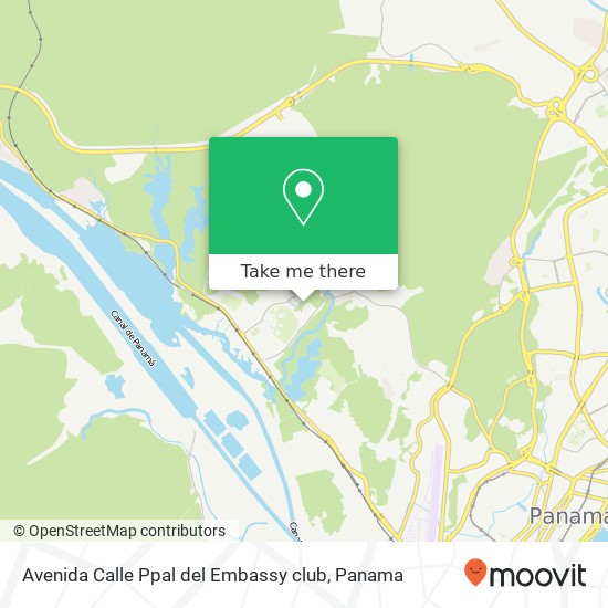 Mapa de Avenida Calle Ppal del Embassy club