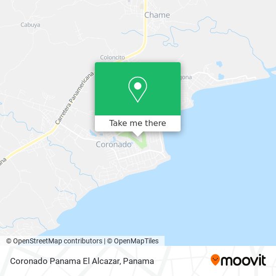 Coronado  Panama  El Alcazar map