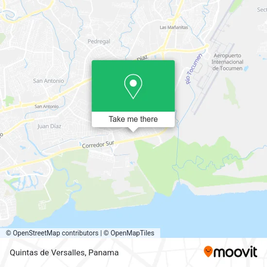 Quintas de Versalles map