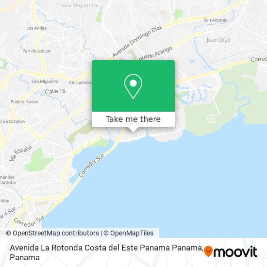 Avenida La Rotonda  Costa del Este   Panama   Panama map