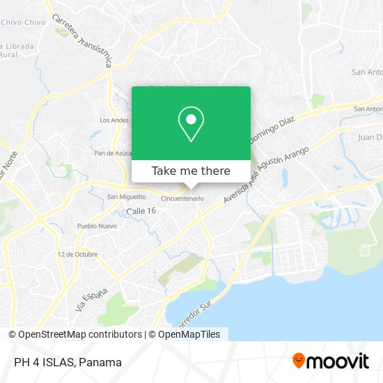 Mapa de PH 4 ISLAS