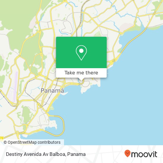 Destiny Avenida Av  Balboa map
