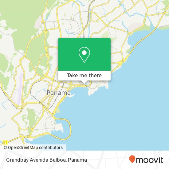 Grandbay Avenida Balboa map