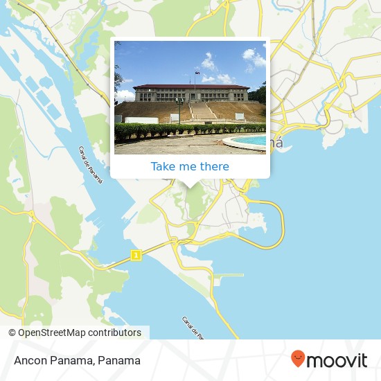 Ancon  Panama map